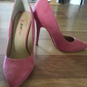 Pink heels